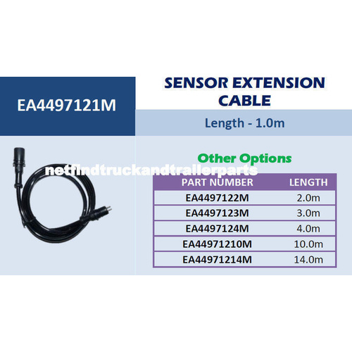ABS/EBS Sensor Cable Extension 1 metre Truck Trailer 