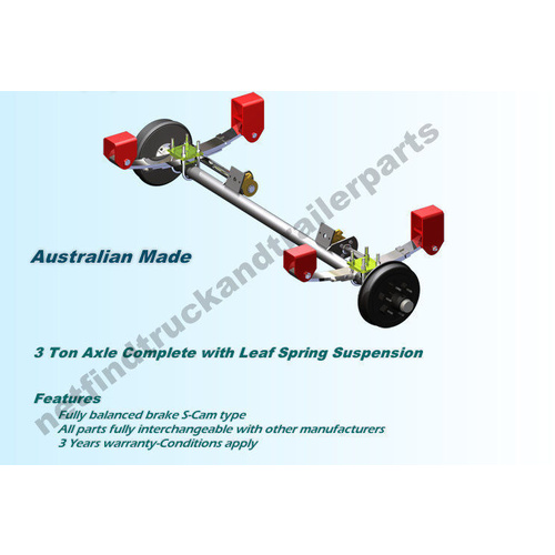 Suspension Trailer Mechanical – Overslung 3 Ton to suit Single Axle Trailer