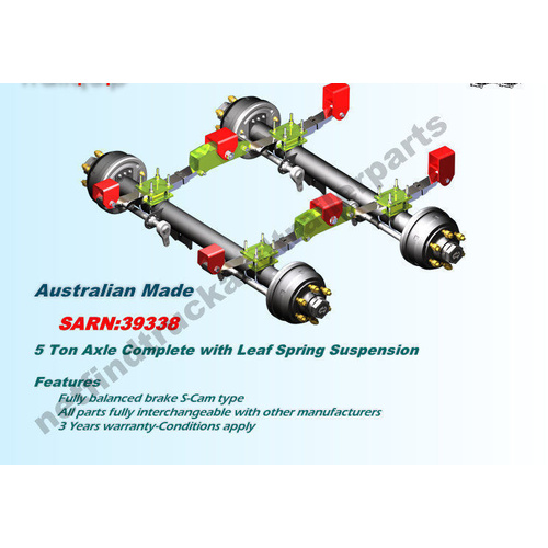 Suspension Trailer Mechanical – Overslung 5 Ton to suit Tandem Axle Trailer