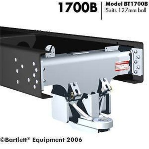 Tow Hitch to suit 127mm Bartlett Ball 30000kg with bolt kit INSIDE BT1700B-30T