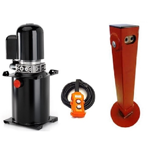 Hydraulic powerpack D/A 12V 5ltr tank with Hydraulic Jack Landing Leg