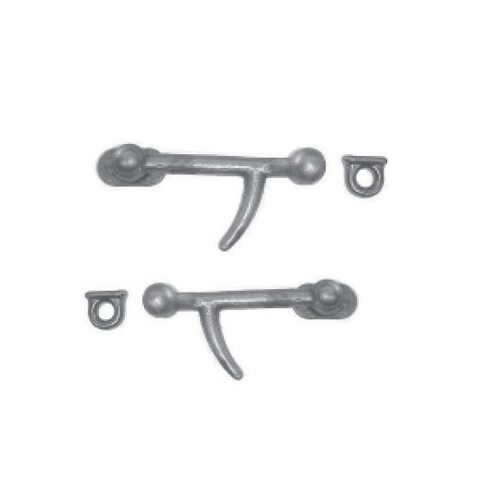 Catch & Eye Kit Heavy 16mm Corner Post Catches Body Hardware Truck Trailer