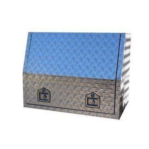 Tool box Tool Chest Gull Style Full Lid Aluminium Checker Plate 1210Lx700Hx500D