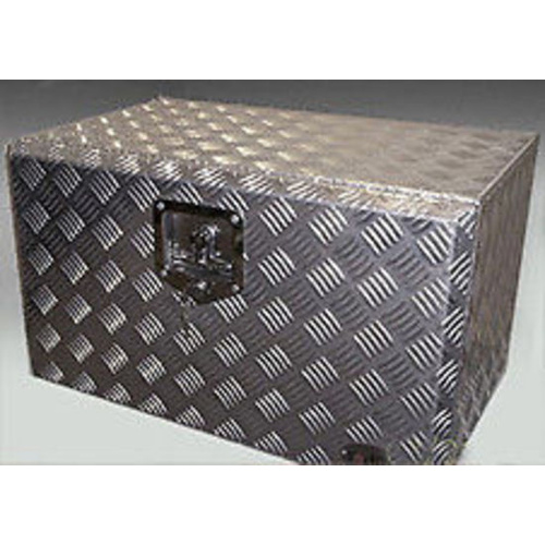 Toolbox Checker Plate Truck Tool Box 600x400x500mm TB023
