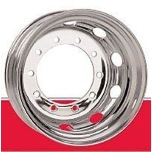 Rim Steel Chrome 10 Stud 285mm PCD (USA) 22.5x8.25 to suit truck trailer