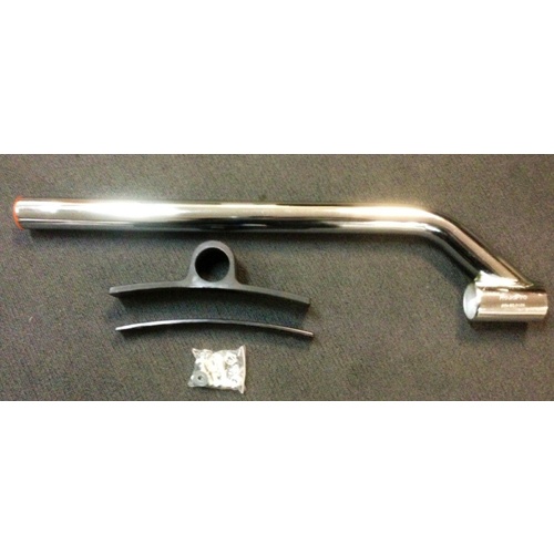 Mudguard Chrome Pole Single For Truck or Trailer