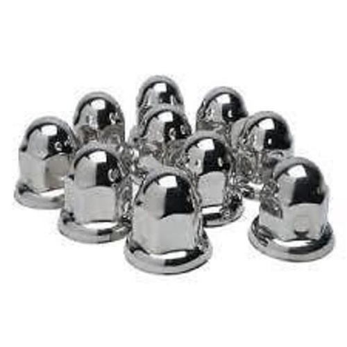Chrome Wheel nut covers 32mm Truck Trailer 60 pieces