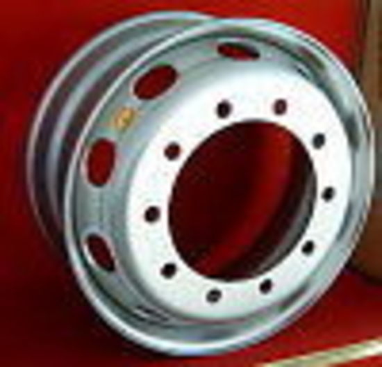 Road Ready Trailer Wheel Rim - 22.5x8.25 Inches, 10-285.7mm Bolt Pattern, 7400 Lb Capacity, White