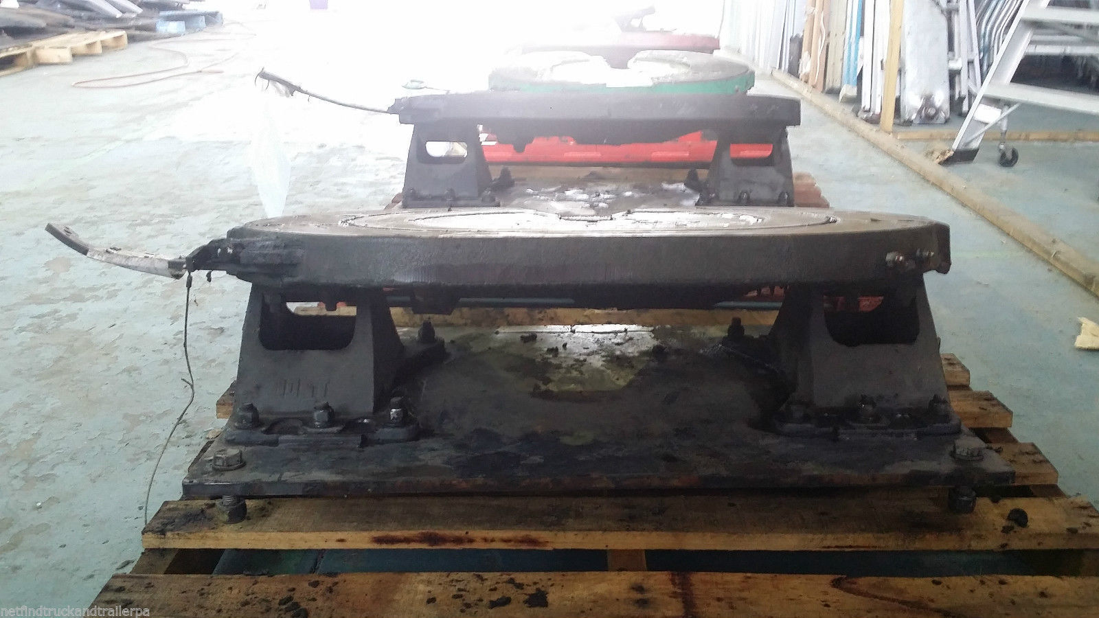 Jost Turntable Fifth Wheel 50mm Fixed Base Grease Top Jost Turntable Fifth Wheel 50mm Fixed Base Grease Top