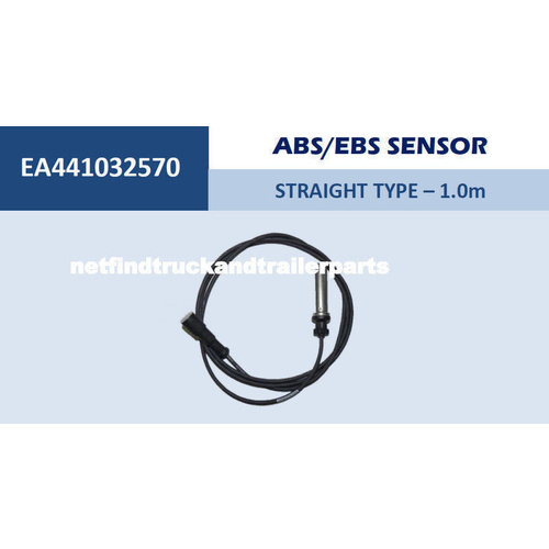 ABS/EBS Sensor Cable Straight Type 1 metre Truck Trailer 
