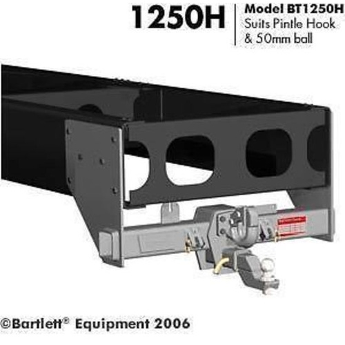Towbar to suit Pintle Hook Light & Tow Ball 50mm 7000kg with Bolt kit BT1250H-7T