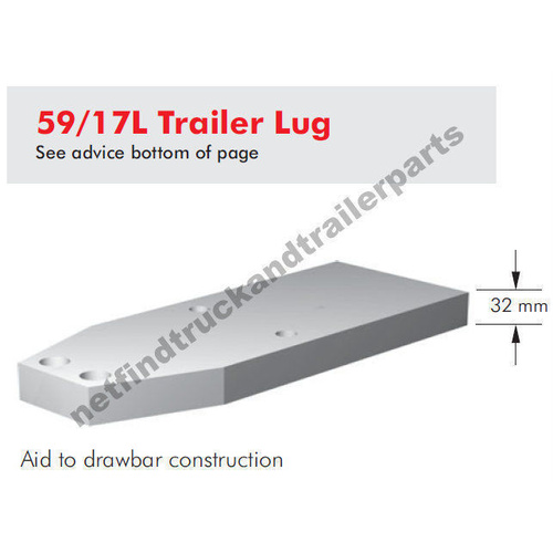 Lug 32mm to suit Bartlett Trailer Hood 127mm Accessory 59/17L