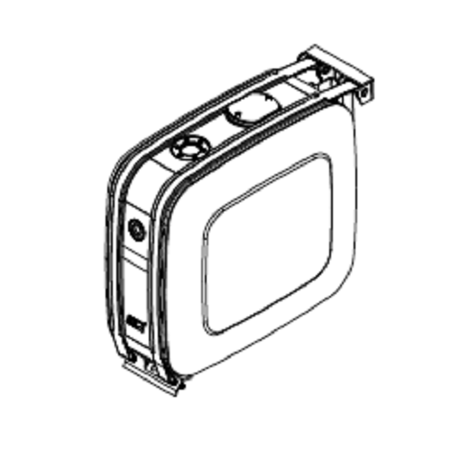 HYDRAULIC OIL TANK Spacesaver Chassis Mount Steel Black Powdercoated - 120 Litres