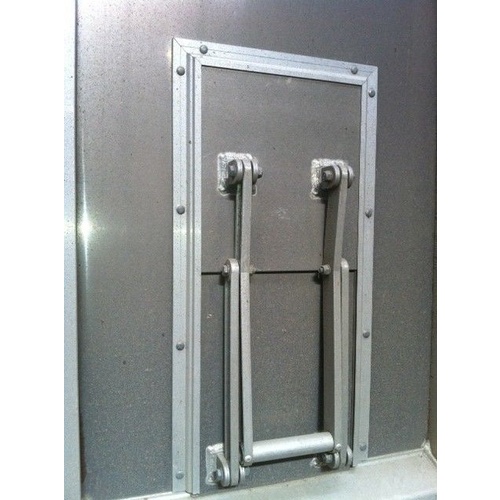 Large Aluminium grain door with 405mm opening Truck Trailer