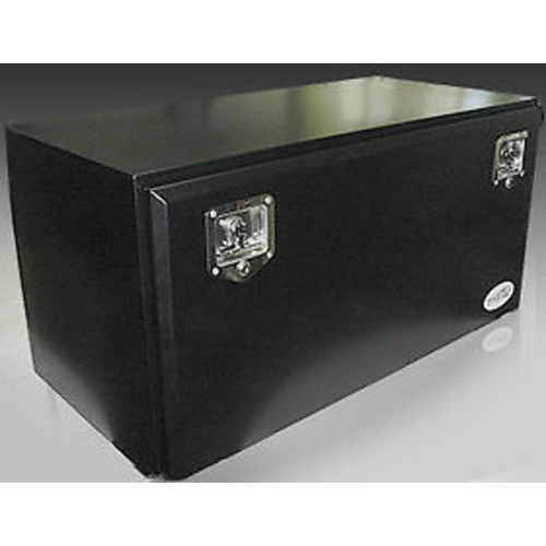 Toolbox Steel Powdercoated Black Truck Tool Box 600x400x500mm TB013