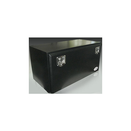 Toolbox Steel Powdercoated Black Truck Tool Box 500x500x500mm TB015