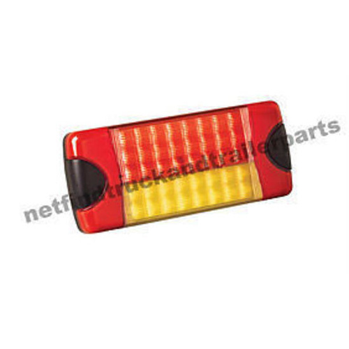 LED Lighting - DuraLED Combination Lamp (Red/Amber) -Rectangular Truck & Trailer