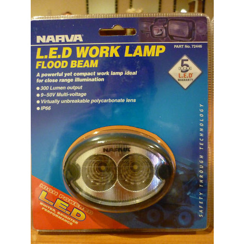 LED Narva work lamp x 2 Truck Trailer 