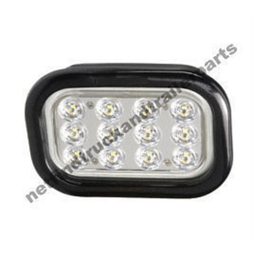 LED Lighting - LED Reversing (White) Rectangular Rubber Grommet Truck & Trailer 