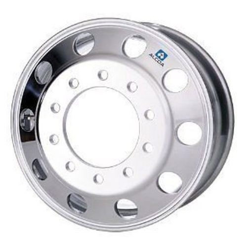 Rim Aluminium Polished 10 Stud Alcoa Durabright brite to suit truck trailer 10 Stud 285mm 22.5x8.25